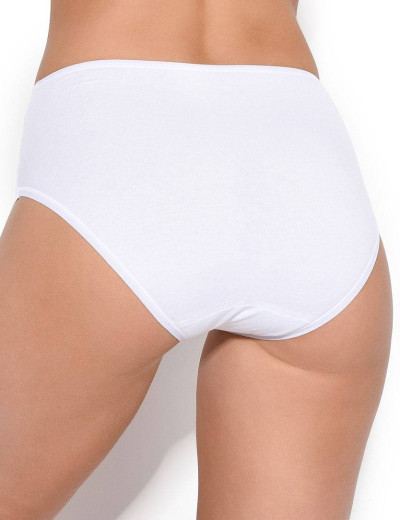 Набор хлопковых трусов слипов (2шт) Janira PACK-2 SLIP ESENCIAL 1031649 blanco, Цвет: blanco (белый), Размеры: 3XL, изображение 2