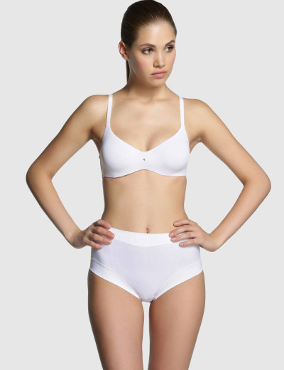 Набор хлопковых трусов слипов (2шт) Janira PACK-2 SLIP ESENCIAL 1031637 blanco, Цвет: blanco (белый), Размеры: M, изображение 3