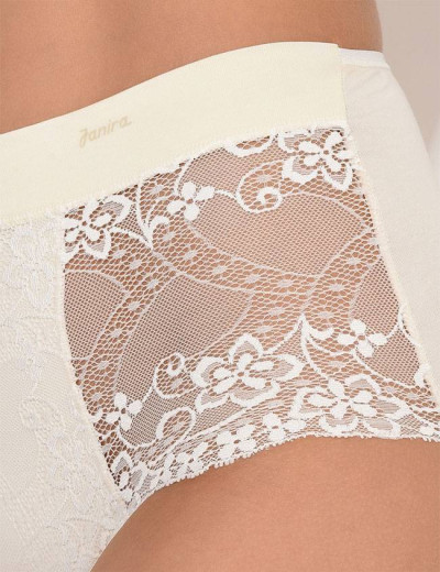 Трусы макси Janira BRAGA CHARM COTTON 1031690 nacar, Цвет: nacar (крем), Размеры: M, изображение 3