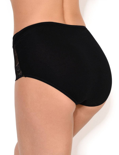 Трусы макси Janira BRAGA CHARM COTTON 1031690 negro, Цвет: negro (черный), Размеры: L, изображение 2