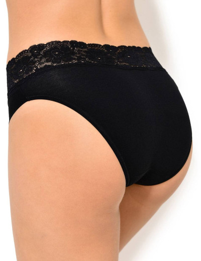 Трусы слипы миди Janira BRISLIP DOLCE CINTURE 1031786 negro, Цвет: negro (черный), Размеры: S, изображение 2