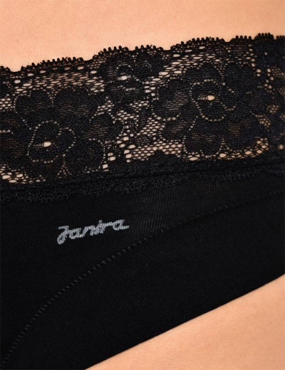 Трусы слипы миди Janira BRISLIP DOLCE CINTURE 1031786 negro, Цвет: negro (черный), Размеры: S, изображение 4