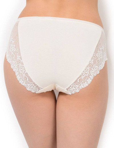 Трусы слипы миди Janira MILANO CHARM COTTON 1031689 nacar, Цвет: nacar (крем), Размеры: L, изображение 2