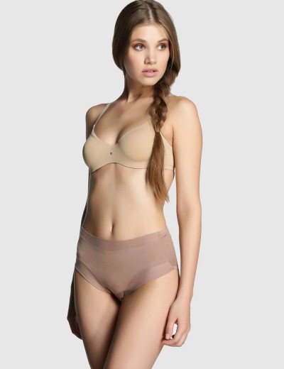 Набор хлопковых трусов слипов (2шт) Janira PACK-2 SLIP ESENCIAL 1031649 nilo, Цвет: nilo (коричневый), Размеры: 3XL, изображение 3