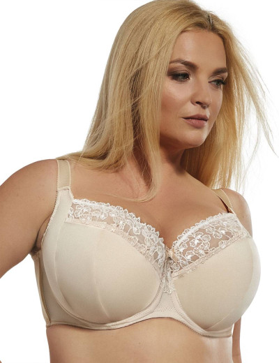 Бюстгальтер полумягкий Kris Line POLA semi-soft side support, Цвет: латте, Размеры: 70L, изображение 3
