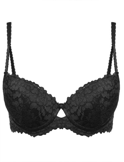 Бюстгальтер балконет пуш-ап Esotiq 37580 KRAFT, Цвет: черный, Размеры: 70D, изображение 3