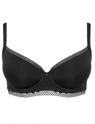 Бюстгальтер балконет пуш-ап Esotiq 37585 KACEY, Цвет: черный, Размеры: 70D, изображение 3