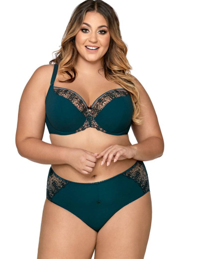 Трусы слипы миди Ava BE MY BABY 1839 figi, Цвет: изумрудный, Размеры: 2XL, изображение 2