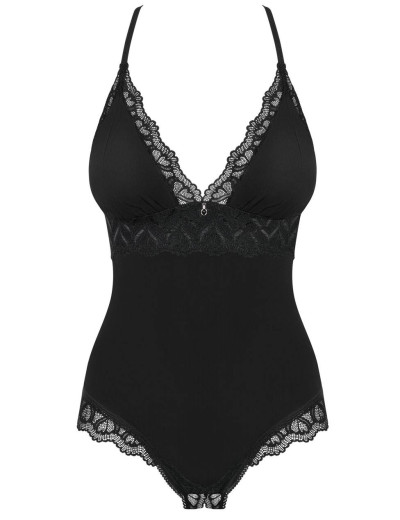 Эротическое боди Obsessive ARISHA TEDDY, Цвет: черный, Размеры: S/M, изображение 4