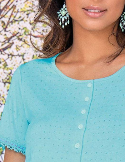 Пижама с брюками Sielei OPERATED RA15, Цвета: panna, Размеры: 3XL, изображение 3