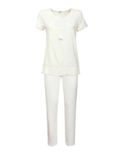 Пижама с брюками Sielei OPERATED RA15, Цвета: panna, Размеры: 3XL, изображение 4