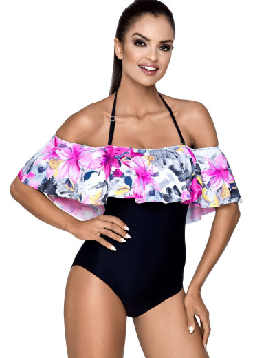 Купальник Lorin L4202/9, Цвет: мульти/черный, Размеры: S, изображение 3