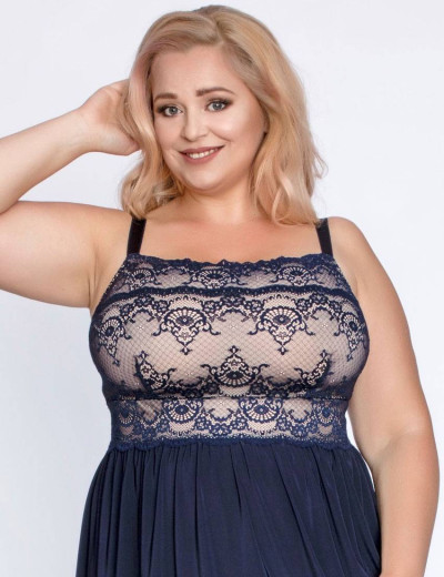 Сорочка для сна Akcent 511 индиго, Цвет: индиго, Размеры: 3XL, изображение 3