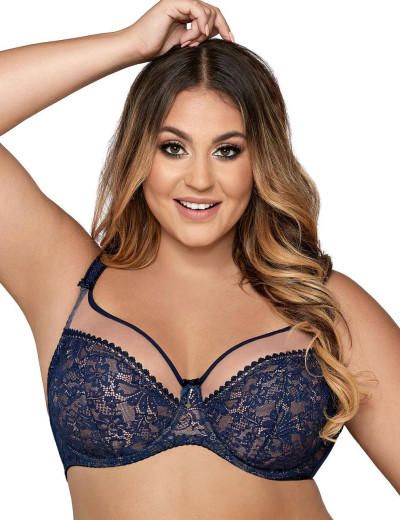 Бюстгальтер мягкий Ava CRYSTAL 1396 M темно-синий, Цвет: темно-синий, Размеры: 65E, изображение 3