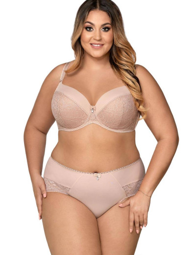 Бюстгальтер балконет Ava NUDE NOW 1829 U, Цвет: телесный, Размеры: 80E, изображение 2