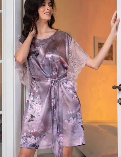 Туника шелковая Mia-Amore AURORA 3654, Цвет: античная роза, Размеры: S/M, изображение 3