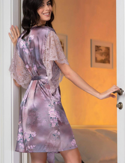 Туника шелковая Mia-Amore AURORA 3654, Цвет: античная роза, Размеры: S/M, изображение 2