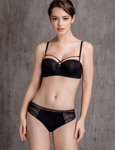 Бюстгальтер анжелика пуш-ап Mioocchi MELISSA 7562 nero, Цвет: nero, Размеры: 70B, изображение 4