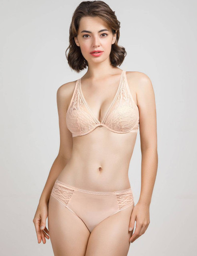 Кружевной бюстгальтер бралетт Mioocchi MELISSA 7564 cipria, Цвет: cipria, Размеры: 85C, изображение 4 Кружевной бюстгальтер бралетт Mioocchi MELISSA 7564 cipria, Цвет: cipria, Размеры: 85C, изображение 4