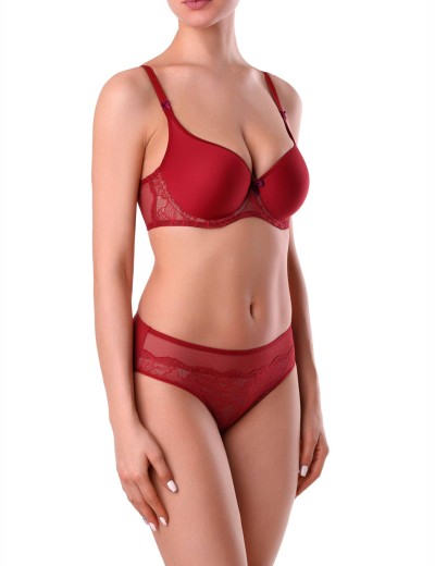 Бюстгальтер спейсер Conte TB4054 SONATA марсала, Цвет: марсала, Размеры: 70D, изображение 3