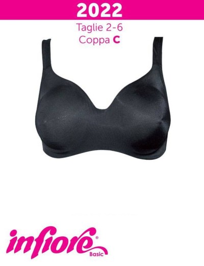 Мягкий бесшовный бюстгальтер Infiore BASIC 2022, Цвета: bianco, Размеры: 70C, изображение 3