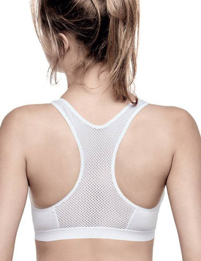 Спортивный топ бралетт Infiore SPORT 891 FIT bianco, Цвет: bianco (белый), Размеры: S, изображение 2