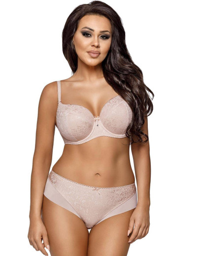 Бюстгальтер балконет Ava JACQUARD 1741 U бежевый, Цвет: бежевый, Размеры: 100D, изображение 2