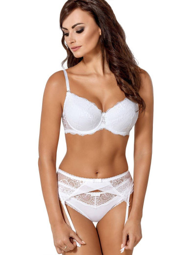 Бюстгальтер балконет пуш-ап Ava VICKY 1638 P-UP белый, Цвет: белый, Размеры: 70E, изображение 4