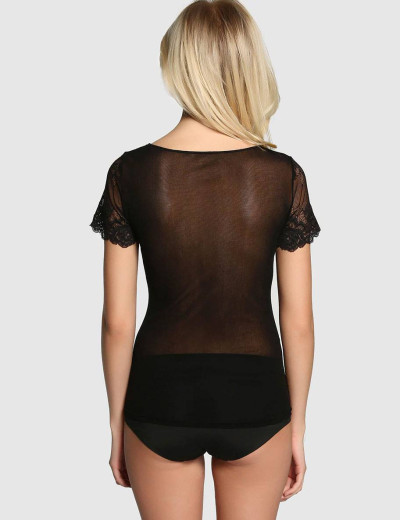 Кофта с коротким рукавом Janira GRETA 1045104 negro, Цвет: negro (черный), Размеры: M, изображение 2