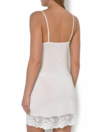 Шелковистая комбинация с кружевом Janira COMBINACION GRETA 1045236 nacar, Цвет: nacar, Размеры: S, изображение 2