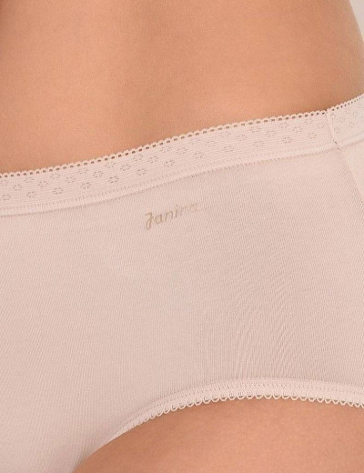 Набор трусов из хлопка (2шт) Janira PACK-2 MIDI ESENCIAL 1031641 dune, Цвет: dune (песочный), Размеры: 2XL, изображение 4