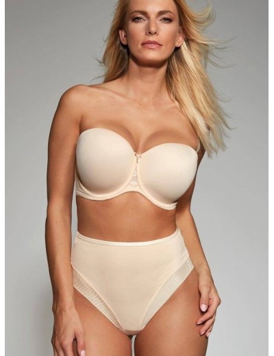 Высокие стринги Kris Line FORTUNA COMFORT stringi high waist light телесный, Цвет: телесный, Размеры: M, изображение 3