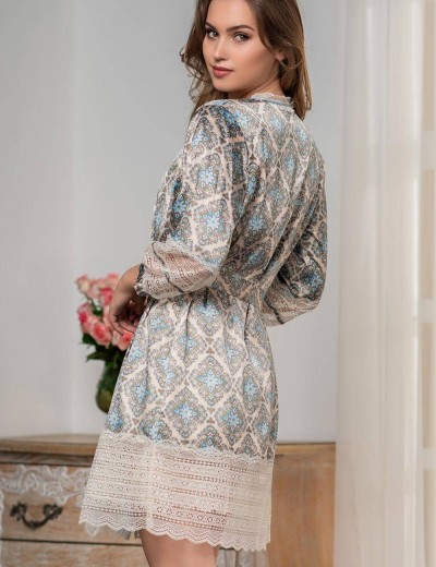 Халат-кимоно атласный Mia-Amore PALERMO 9693, Цвет: оригинал, Размеры: S/M, изображение 2