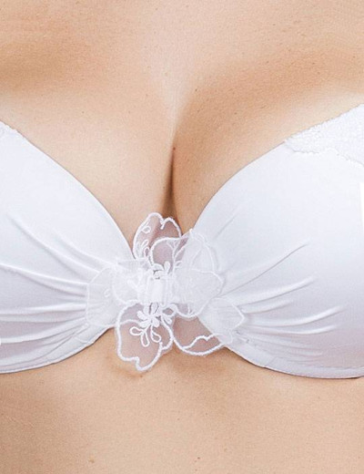 Бюстгальтер пуш-ап гелевый Mioocchi SELESTE 7566 bianco, Цвет: bianco, Размеры: 65B, изображение 4