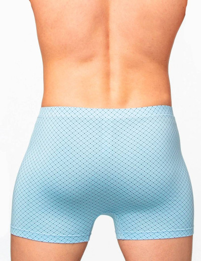 Мужские трусы боксеры Salvador Dali SD2054-3, Цвет: небесно-голубой, Размеры: L, изображение 2