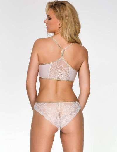 Трусы бразилиана Alles ASTRA FIGI, Цвет: пудровый, Размеры: XL, изображение 4