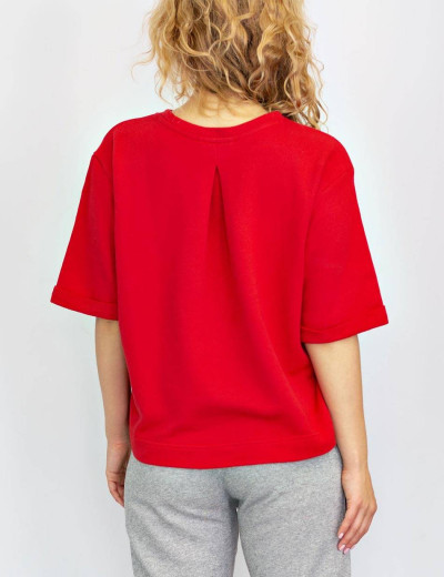 Футболка свободного силуэта Opium М-37, Цвет: красный, Размеры: M, изображение 2