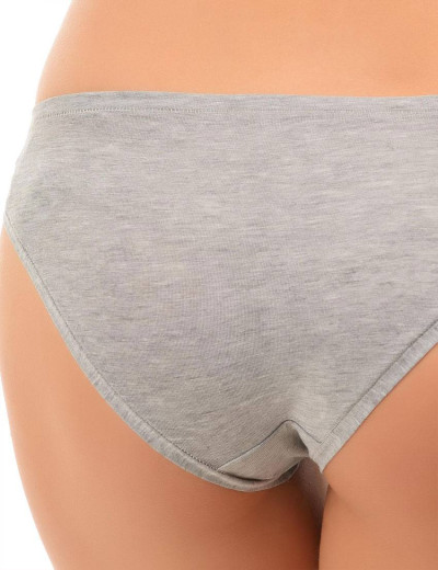 Трусы слипы хлопковые Sielei I PERFETTI 1245 SLIP grigio melange, Цвет: grigio melange, Размеры: 3XL, изображение 2
