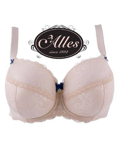 Бюстгальтер полумягкий Alles SANDY PU, Цвет: бежевый, Размеры: 80C, изображение 3