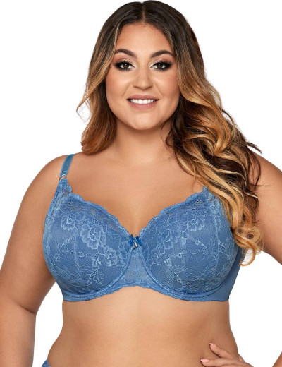 Бюстгальтер балконет «тюльпан» Ava MADISON 1559 U голубой, Цвет: голубой, Размеры: 90E, изображение 2