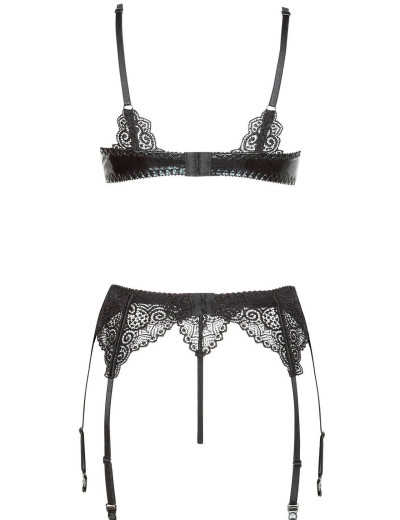 Сексуальный комплект с поясом Beauty Night MARILYN SET, Цвет: черный, Размеры: S/M, изображение 4