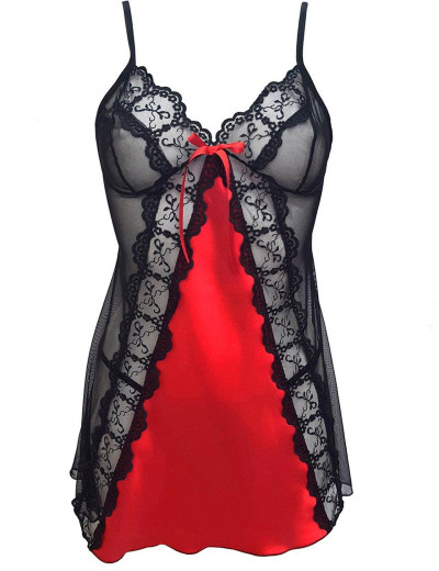 Сексуальная сорочка Beauty Night MICHELE CHEMISE RED, Цвет: красный, Размеры: L/XL, изображение 5