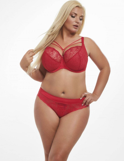 Бюстгальтер мягкий Kris Line LUCILLE soft, Цвет: алый, Размеры: 65K, изображение 3