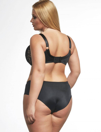 Бюстгальтер французский балконет Kris Line VERONICA halfcupsoft, Цвет: черный, Размеры: 70J, изображение 6