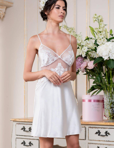 Сексуальная сорочка Mia-Amore EVA 8901, Цвет: белый, Размеры: S, изображение 3