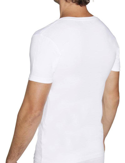 Футболка хлопковая мужская Ysabel Mora 20100 SHORT SLEEVE T-SHIRT белый, Цвет: белый, Размеры: S, изображение 2