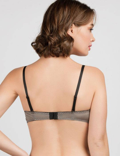 Модный комплект балконет и слипы Mioocchi KRISTINA 759191 nero/avorio, Цвет: nero/avorio, Размеры: 75B, изображение 2