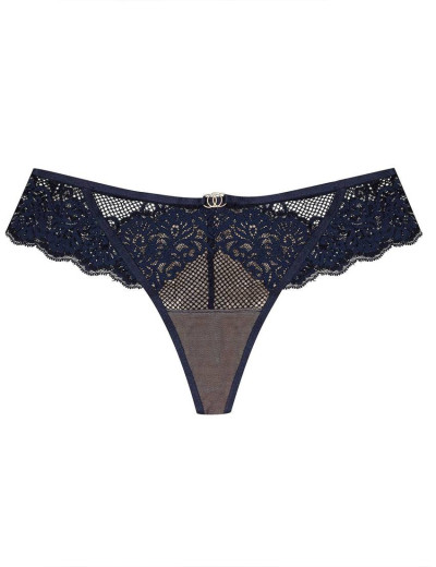 Трусы стринги Esotiq DARLING 38532 синий+бежевый, Цвет: синий+бежевый, Размеры: S, изображение 5