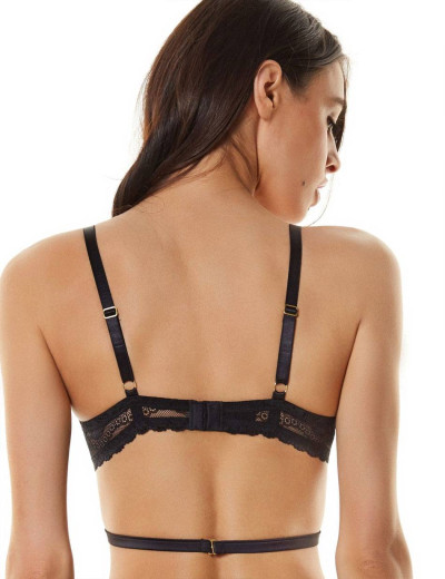 Бюстгальтер планж с пуш-ап Esotiq IDALIA 37432 черный, Цвет: черный, Размеры: 70C, изображение 2