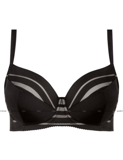 Бюстгальтер балконет Gorteks LUNA B4 U черный, Цвет: черный, Размеры: 90F, изображение 4
